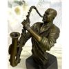Image 3 : Signed Original Jazz Musician Bronze Sculpture