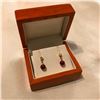 Image 2 : Swarovski Red Berry Crystal Earrings