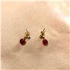 Image 3 : Swarovski Red Berry Crystal Earrings