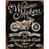 Image 1 : Widow Makers Motorcycle Club Metal Pub Bar Garage Sign