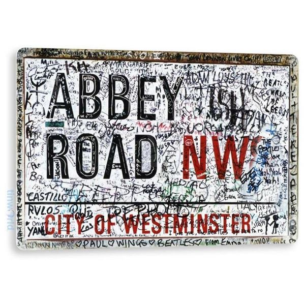 Abbey Road, Beatles Pub Bar Sign