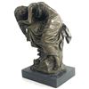 Image 1 : Signed Resting Maiden Bronze Sculpture