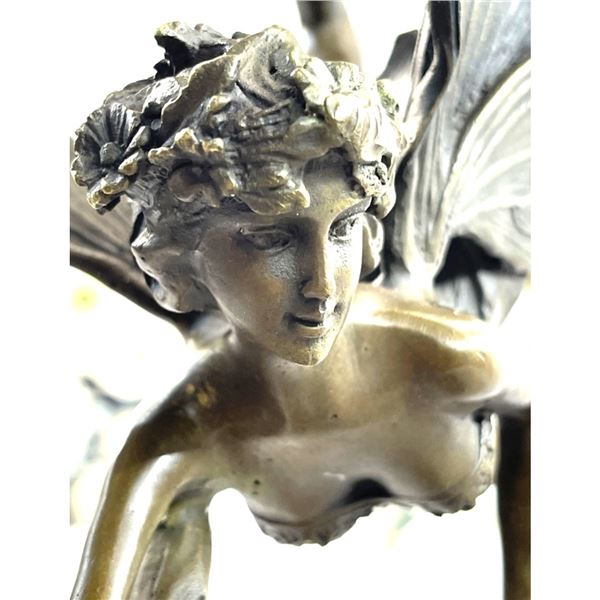 Butterfly Fairy Bronze Fairy Signed Sculpture