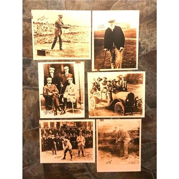 Group of Clubhouse Golfing Photo Prints, Early 1900's Scenes