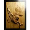 Image 1 : Carved Eagle Wooden Wall Plaque