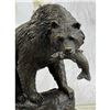 Image 2 : Signed Bronze Bear Sculpture