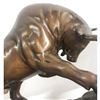 Image 7 : Stock Market Bull Vs Bear Signed Bronze Sculpture