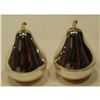 Image 1 : Silvertone Pear Salt & Pepper Shakers