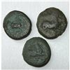 Image 1 : Group of Bronze Ancient Greek Dichalkon Coins