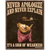 Image 1 : John Wayne Quote Metal Pub Bar Sign
