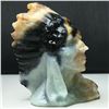 Image 3 : Carved Amazonite Native American Chieftain
