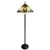 Image 2 : Victorian Style Stained Glass Floor Lamp