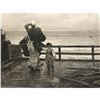 19th Photogravure Engraving, Woman and Child