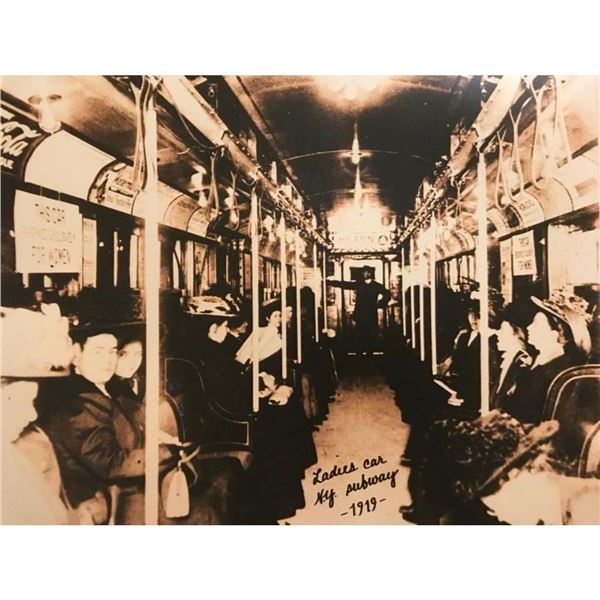 Ladies Car New York Subway Photo Print