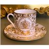 Image 1 : Royal Worcester Queen Elizabeth Golden Jubilee Demitasse Set