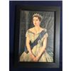 Image 2 : 1950's Queen Elizabeth Chromolithograph Print