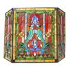 Image 2 : Victorian Stained Art Glass Fireplace Screen