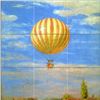 Image 1 : Balloon Blue Sky Ceramic Art Tile Mural