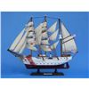 Image 3 : Wooden United States Coast Guard Model Ship