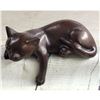 Image 2 : Desktop Cat Signed Bronze Sculpture