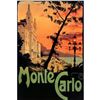 Image 1 : Monte Carlo Vintage Style Poster Print