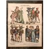 Image 1 : Rare 19thc German Costume Plates, 16th Century
