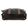 Image 4 : Gucci Black GG Canvas Leather Web Tote Shoulder Bag