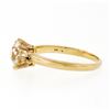 Image 7 : Antique Victorian 14k Gold GIA 1.41 ctw Old Mine Diamond Solitaire Engagement Ri
