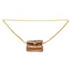 Image 1 : Chanel Gold Mini Flap Necklace