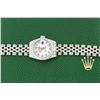 Image 6 : Rolex Ladies Stainless Steel White Diamond Quickset Datejust Wristwatch With Rol