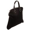 Image 2 : Hermes Black Canvas Heeboo Satchel Bag