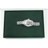 Image 7 : Rolex Ladies Stainless Steel 26MM Red Diamond Lugs 26MM Datejust Wristwatch With