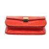 Image 4 : Celine Orange Lizard Skin Leather Medium Box Shoulder Bag