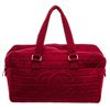 Image 1 : Chanel Red Caviar Leather Chocolate Bar Shoulder Bag