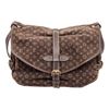 Image 1 : Louis Vuitton Brown Mini Lin Saumur 30cm Shoulder bag