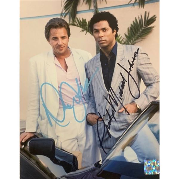 Signed Miami Vice TV Series (1984-1990) Photograph