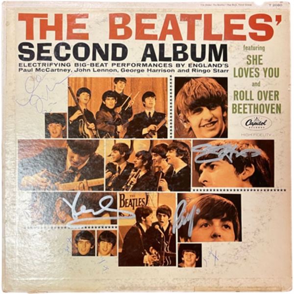 Signed The Beatles Second Album