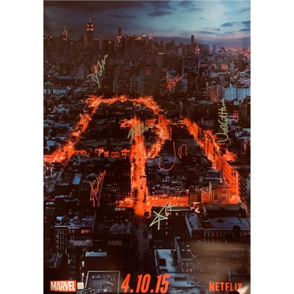Signed Daredevil TV Show Poster