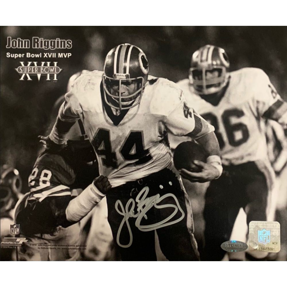 Signed John Riggins - Super Bowl XVII MVP Photo