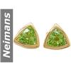 Image 1 : 1.00 ct Peridot Earrings 14kt Gold