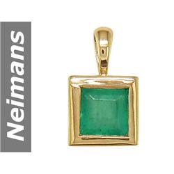 .65 ct Emerald Pendant 14kt Gold