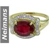 Image 1 : 3.21 ct Ruby & Diamond Ring 14kt Gold