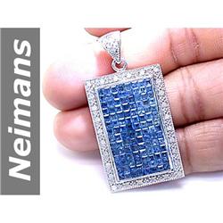 9.38 ct Sapphire & Diamond Pendant 14kt Gold