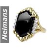 Image 1 : 13.49 ct Black & White Diamond Ring 14kt Gold