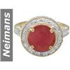 Image 1 : 6.09 ct Ruby & Diamond Ring 14kt Gold