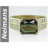 Image 1 : 3.13 ct Green Tourmaline & Diamond Ring 14kt Gold