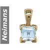 Image 1 : .25 ct Aquamarine Pendant 14kt Gold