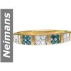 Image 1 : .29 ct Blue Diamond & Diamond Ring 14kt Gold
