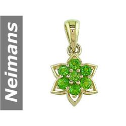 .70 ct Chrome Diopside Pendant 14kt Gold