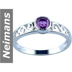 0.49 ct Pink Sapphire Ring 14kt Gold